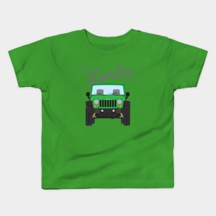 WANDER (green) Kids T-Shirt